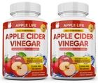 Pure Apple Cider Vinegar 3000mg – Fat Burner & Weight Loss Support (2 Pack)